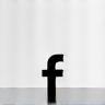 Monochrome Facebook icon